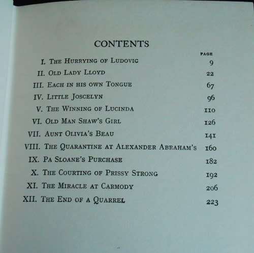 Chronicles of Avonlea by J M Montgomery