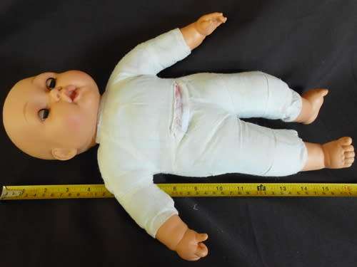chubby  soft bodied talking baby doll  by Kacha Success 40 cm