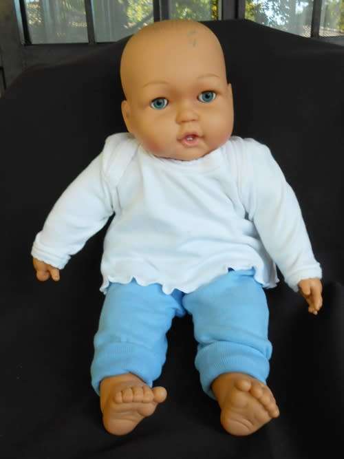 chubby  soft bodied talking baby doll  by Kacha Success 40 cm