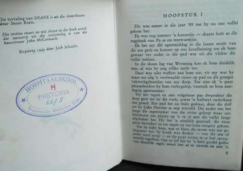 Shane deur  Jack Schaefer die Libri -reeks nr 41