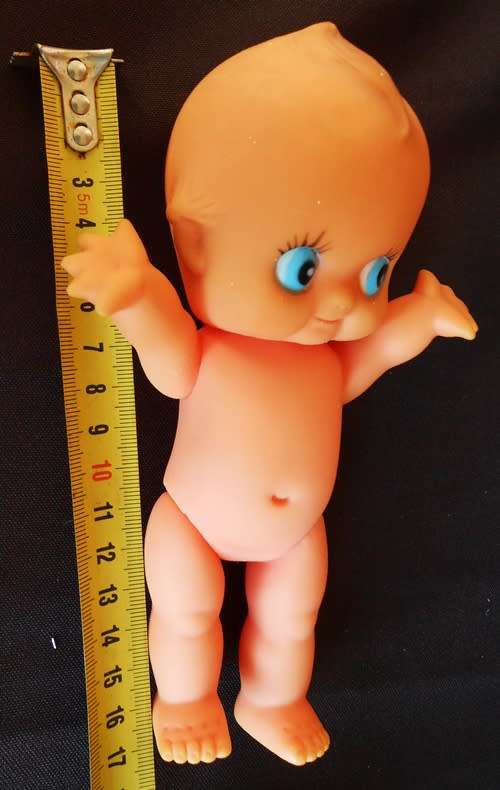 Vintage Small Kewpie Doll in Crochet dress