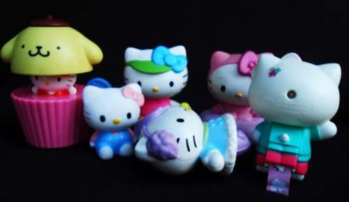 Collectable Hello Kitty Figures made for Mc Donalds  Six different figures
