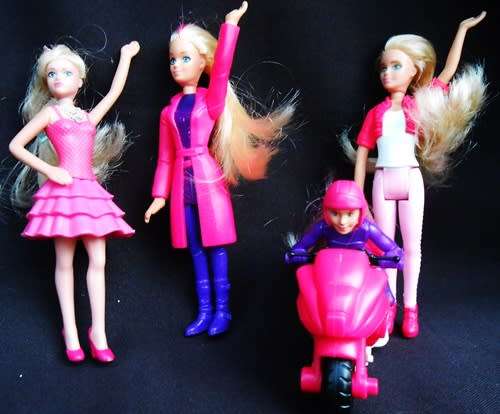 Barbie dolls made for McDonalds toys 4 figures