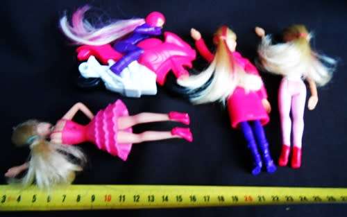 Barbie dolls made for McDonalds toys 4 figures