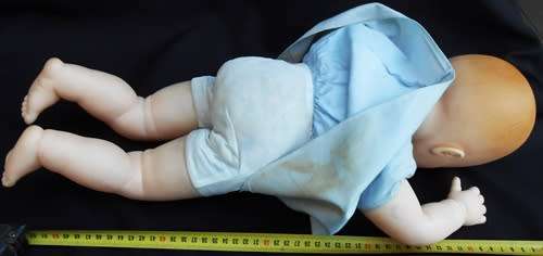 collectable vintage Baby Angel doll by Prima 53 cm from 1980s. price reduced