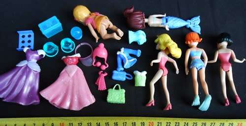 Collectable Polly Pocket dolls with accessories relisted because of non payment