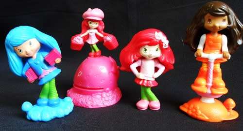 Collectable Strawberry Shortcake and Friends  4 Figures made for McDonalds