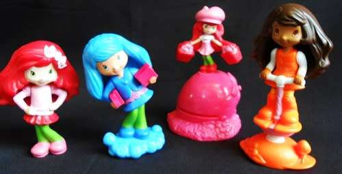 Collectable Strawberry Shortcake and Friends  4 Figures made for McDonalds
