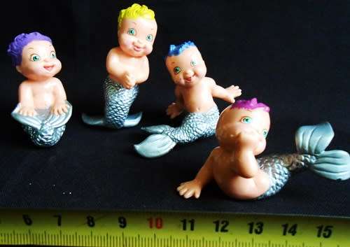 collectable magic diaper babies Merbabies  set of four
