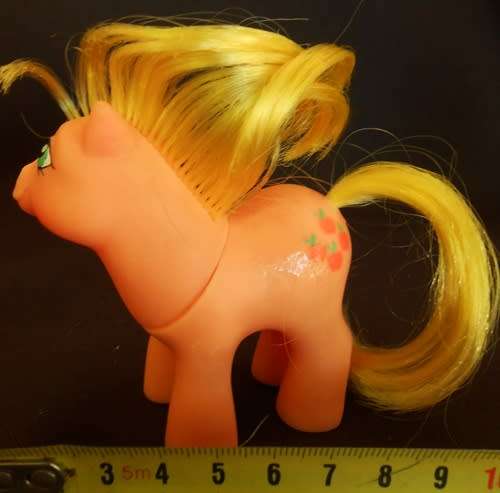 Vintage collectable 1984 G1-My-Little-Pony-Baby Applejack