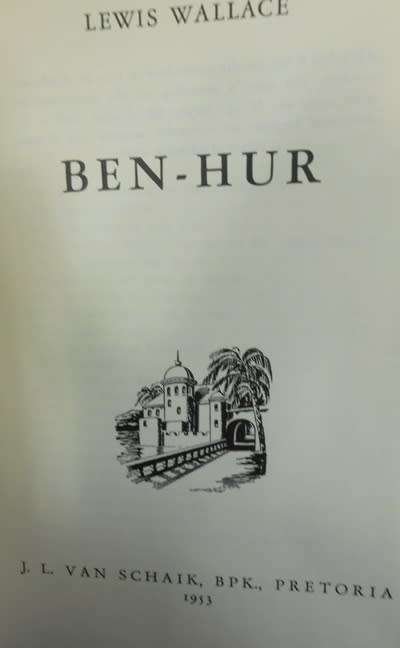 Ben Hur by Lewis Hamilton Die Libri Reeks in afrikaans boek V