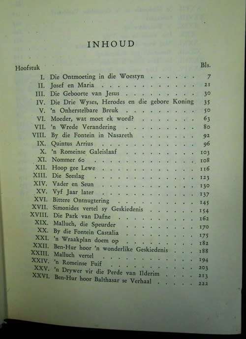 Ben Hur by Lewis Hamilton Die Libri Reeks in afrikaans boek V