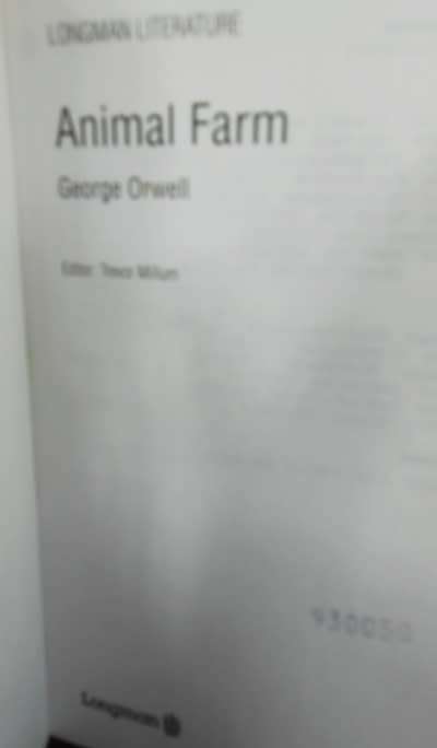Animal Farm by George Orwell