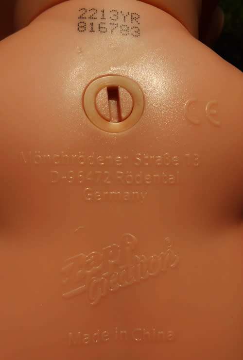 Original Baby Born Doll by Zapf Creations in original clothes with dummy