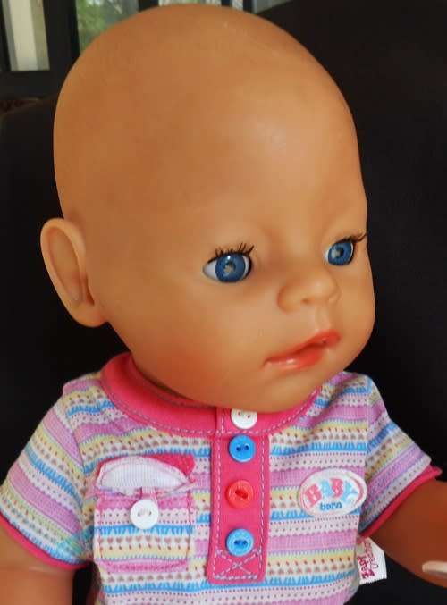 Original Baby Born Doll by Zapf Creations in original clothes with dummy