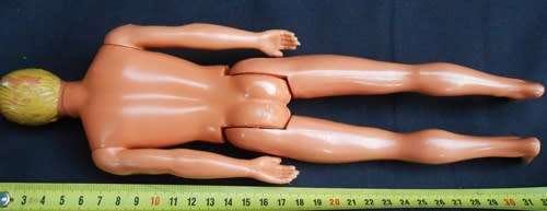 Collectable  Vintage Barbie 1987 Ken doll Island Fun with molded blond hair.