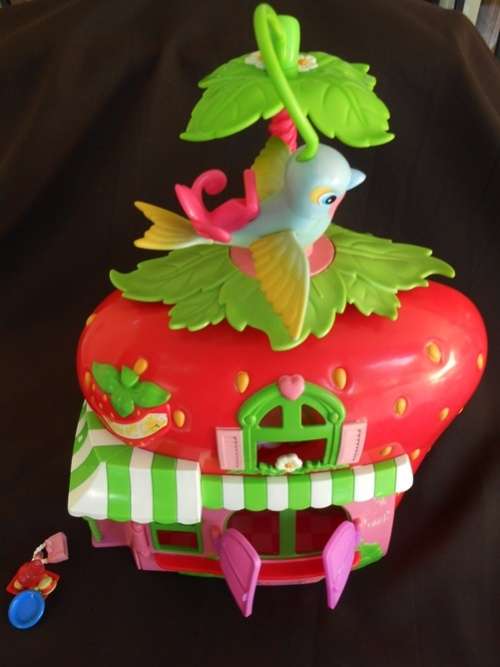 Strawberry Shortcake cafe set with accessories not complete for Kathy