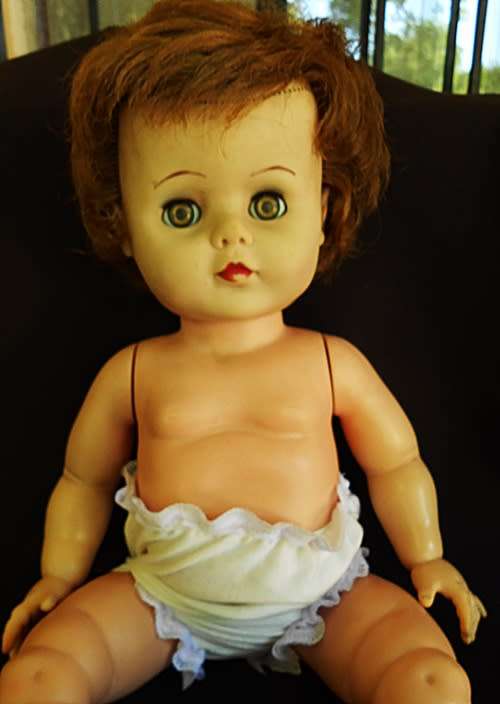 collectable vintage baby doll from 1950 or 1960 s