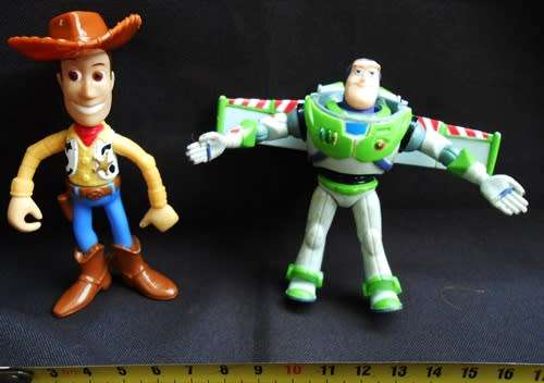 collectable Toy Story figures Buzz Lightyear And Sherriff Woody