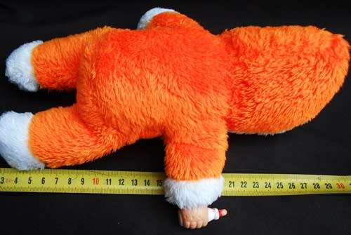 Plush Body Vinyl Face Baby Doll Vintage 9" Tall