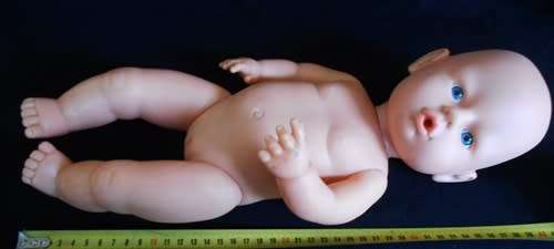 baby girl doll  anatomically correct 38 cm