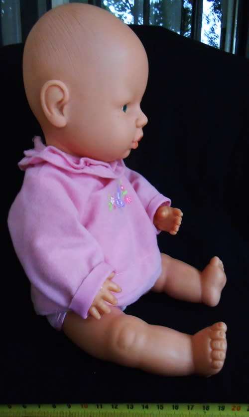 baby girl doll  anatomically correct 38 cm