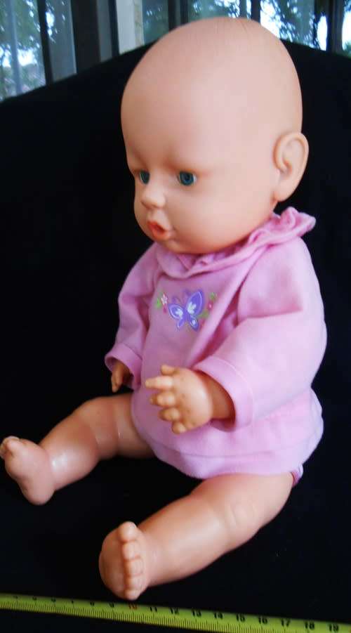baby girl doll  anatomically correct 38 cm