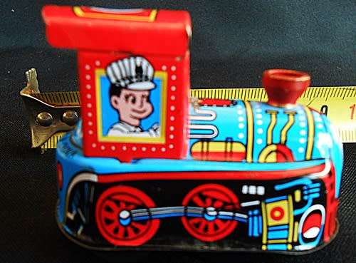 Collectable  vintage Wind up Tin Toy locomotive