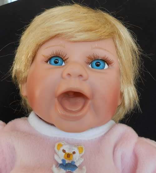 Collectable large laughing baby doll not porcelain 40 cm second doll