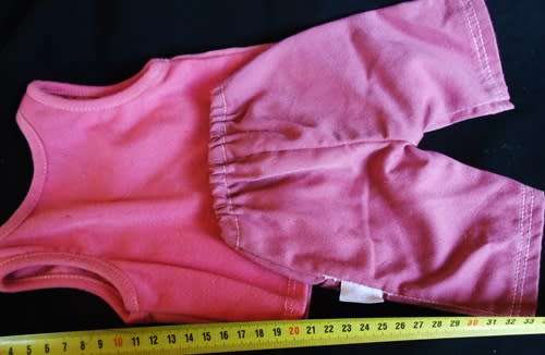 collectable Zapf Baby Born doll  set of clothes harley davidson