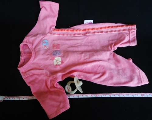 Collectable Zapf Baby Born one piece suit and dummy