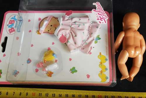 Collectable Zapf Mini Baby Born Doll with set of clothes