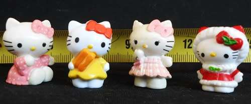 Collectable Four Tiny Hello Kitty Figures