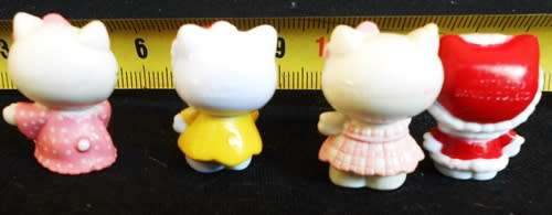 Collectable Four Tiny Hello Kitty Figures