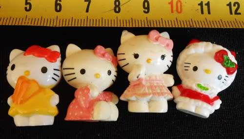 Collectable Four Tiny Hello Kitty Figures