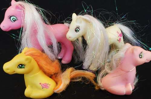 my Little Pony  4 ponies made by Lanard fakies