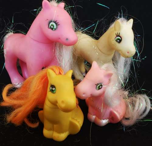 my Little Pony  4 ponies made by Lanard fakies
