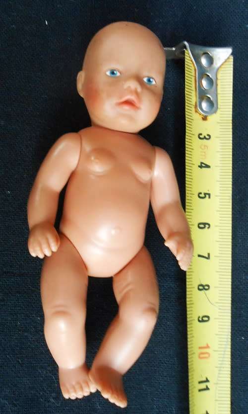 collectable Zapf original mini baby born doll