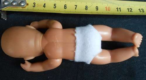 collectable Zapf original mini baby born doll