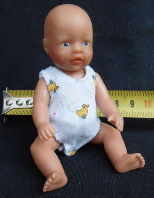 collectable Zapf original mini baby born doll