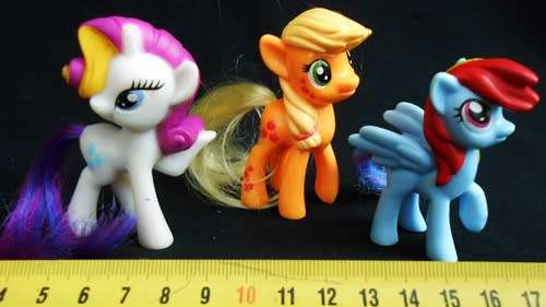 collectible My Little Pony  3 original Mini Ponies