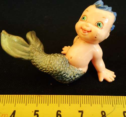 collectible small Diaper Baby Mermaid doll