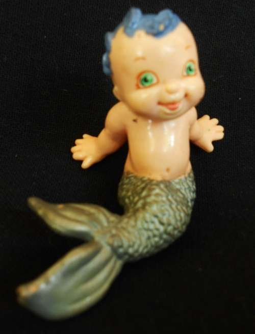 collectible small Diaper Baby Mermaid doll