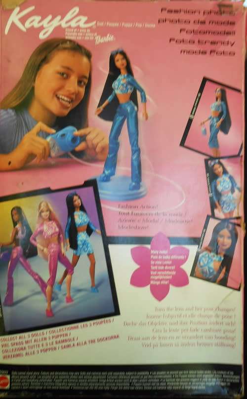 Collectable Barbie Doll Kayla Fashion Photo N I B With play camera to make her move