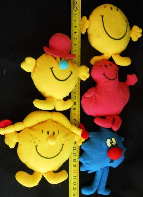 collectable Mr Men Plush toys Made for McDonalds toys Rare
