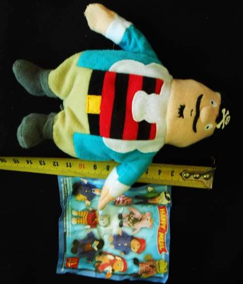McDonalds Happy Meal Toy 2001 Childrens TV Characters Captain Pugwash Plush  Collectable
