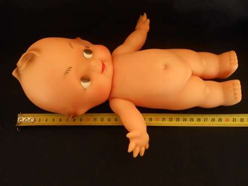 Vintage Kewpie doll with brown eyes 30 cm