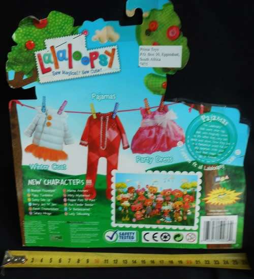 collectable Lalaloopsy doll s Pajamas to fit all Lalaloopsy dolls N I P