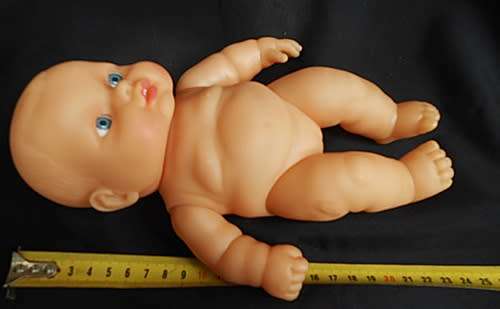 chubby baby girl doll by Sum Sum anatomically correct looks like Berenguer doll
