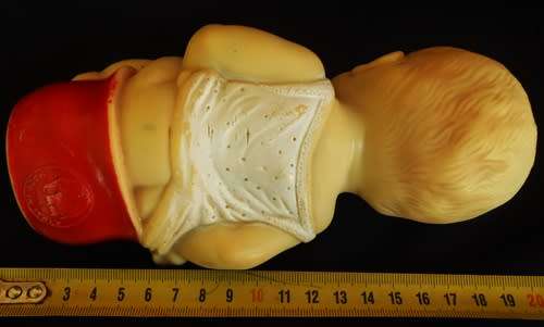 vintage rubber Squeaky Baby toy Made in Italy